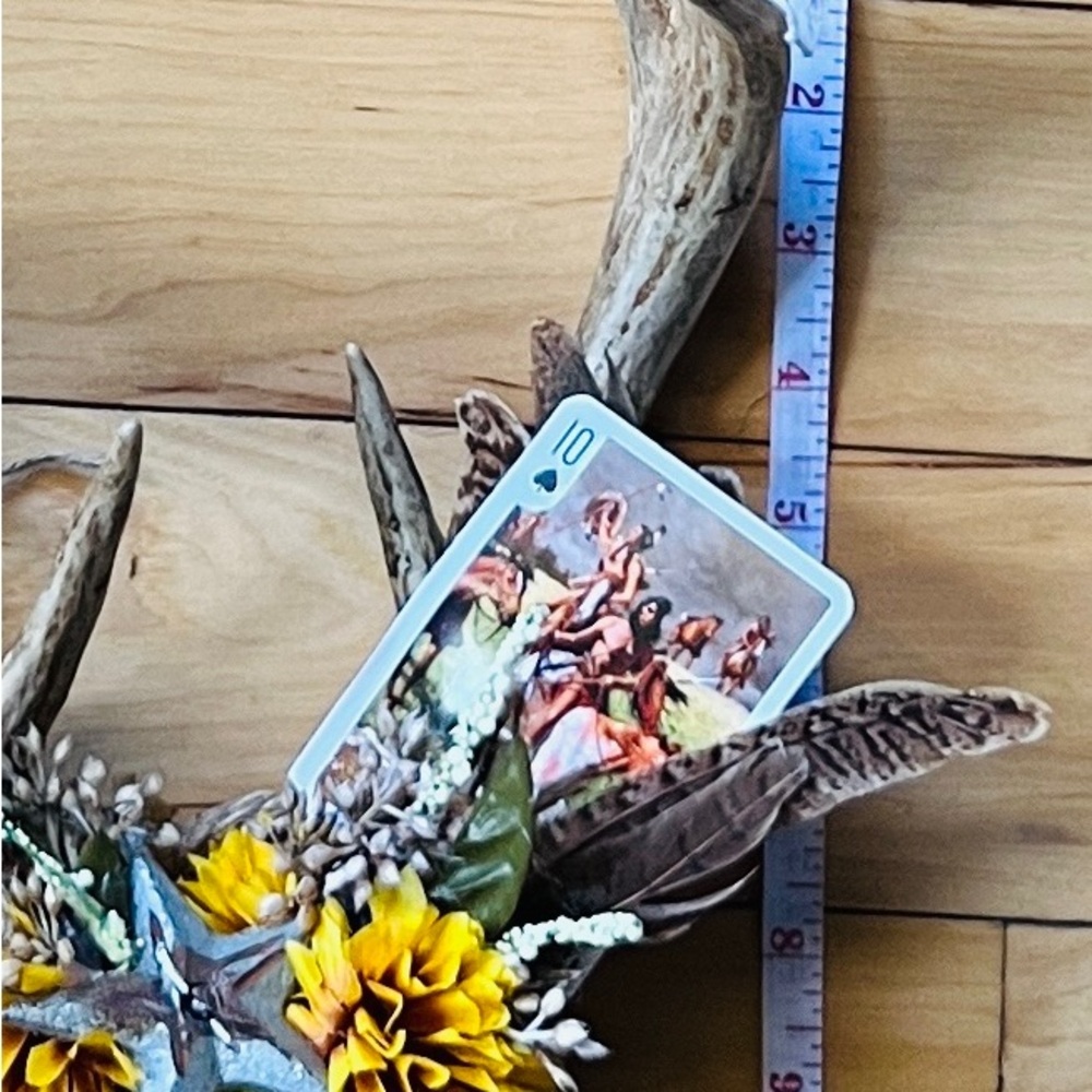 Authentic antler art made by me western home decorone of a kind statement piece - Picture 14 of 15